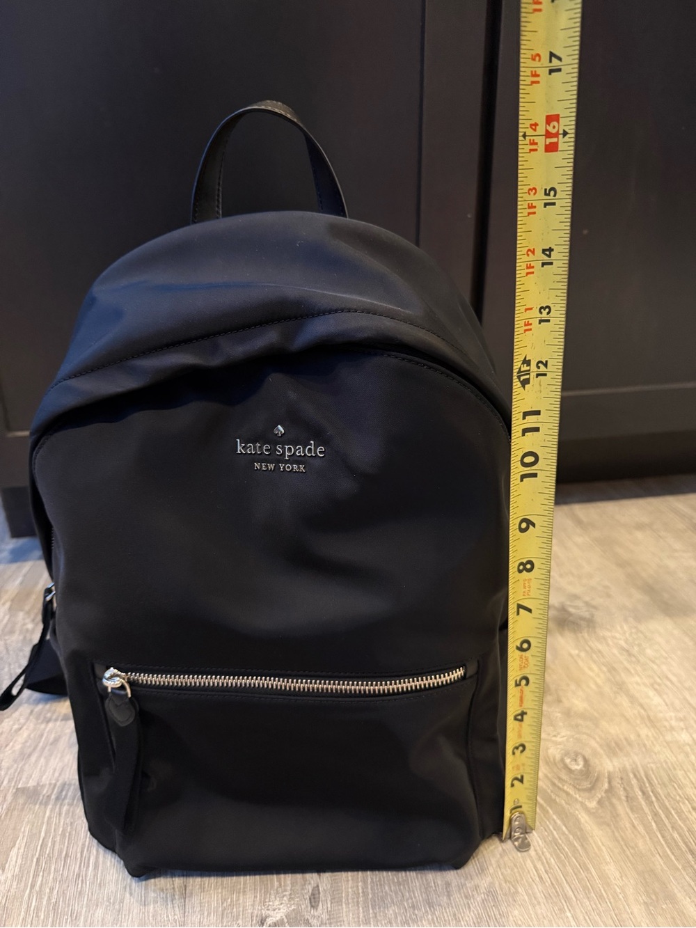Kate Spade Chelsea Medium Nylon Backpack Gold Hardware - Picture 12 of 14